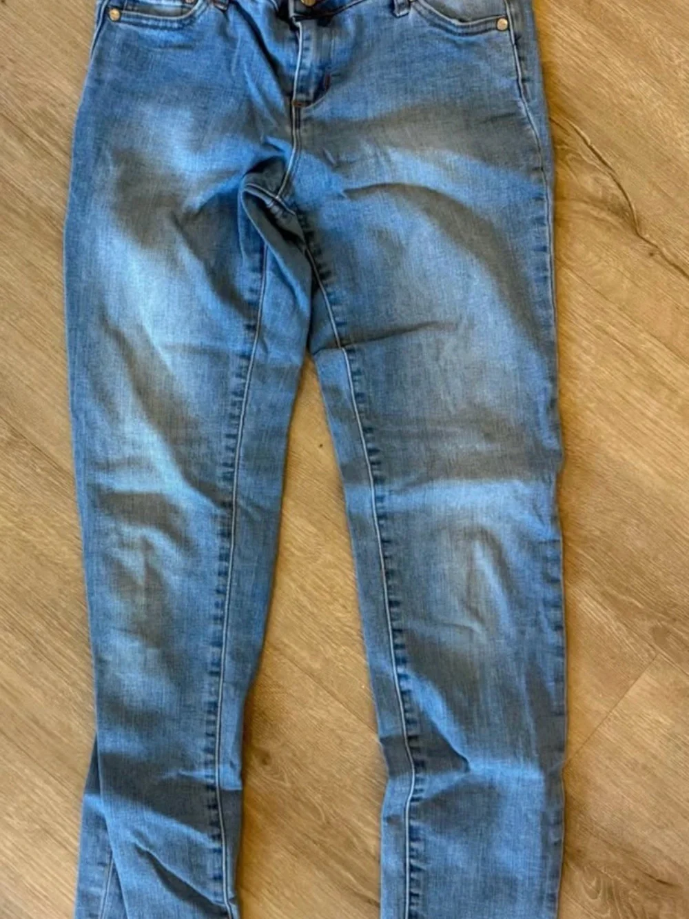Assorted Jeans Bundle with Red and Light Wash Denim